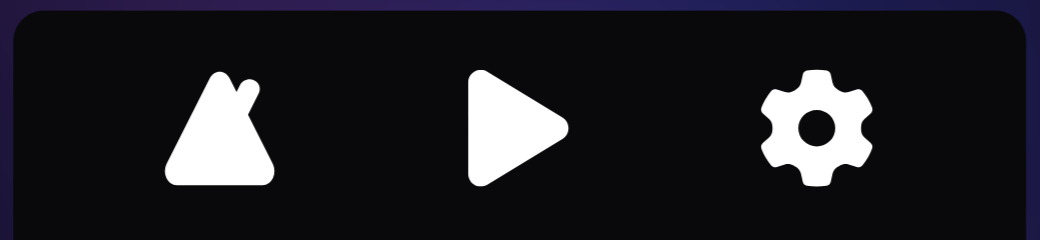 Playback controls with metronome, play/pause, and playback settings buttons.